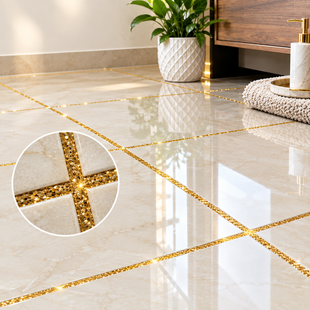 SDC India Gold Glitter Epoxy Grout 5KG Kit