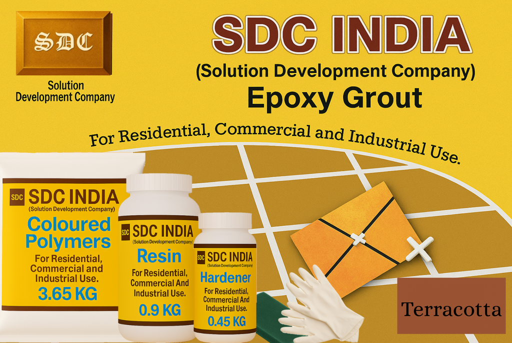 SDC India Terracotta Epoxy Grout - 5 KG Kit
