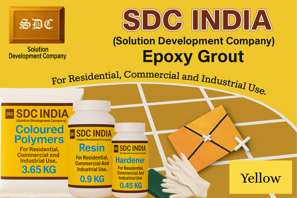 SDC India Yellow Epoxy Grout - 5 KG Kit