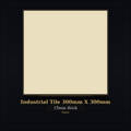 Industrial Tile 300mm X 300mm – Ivory – 15mm Thick (Box of 6 Tiles)