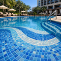 SDC India Sky Blue Epoxy Grout - 5 KG Kit
