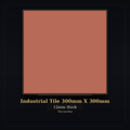 Industrial Tile 300mm X 300mm – Terracotta – 12mm Thick (Box of 8 Tiles)